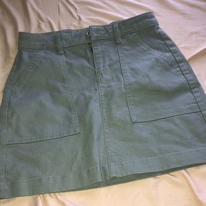 olive jean skirt